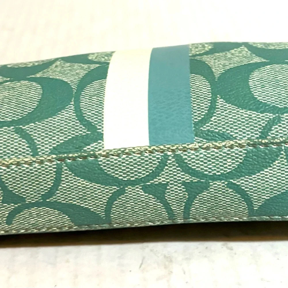 Coach CC signature print canvas wallet